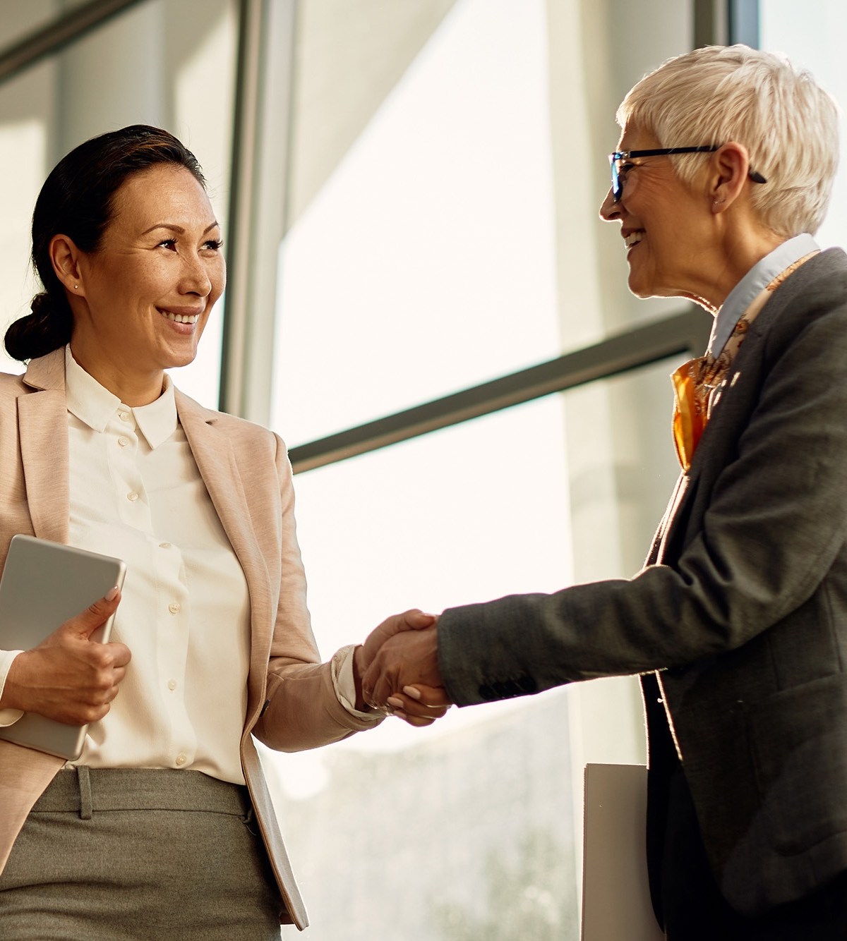 Business people sharing their ideas